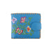Lavishy Embroidered Butterfly - Medium Flat Wallet    