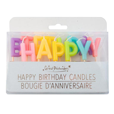 Happy Birthday Candles - Rainbow    