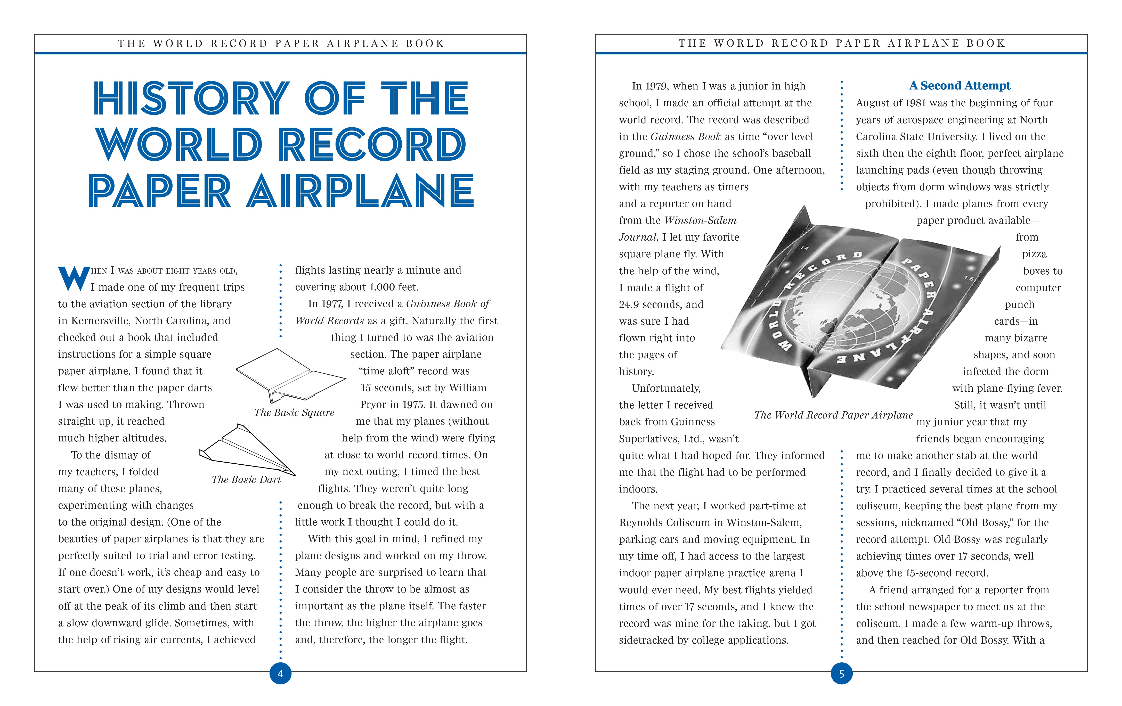 The World Record Paper Airplane Book    