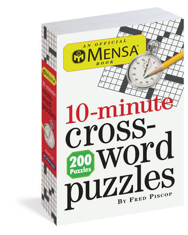 10 Minute Crossword Puzzles - An Official Mensa Book    