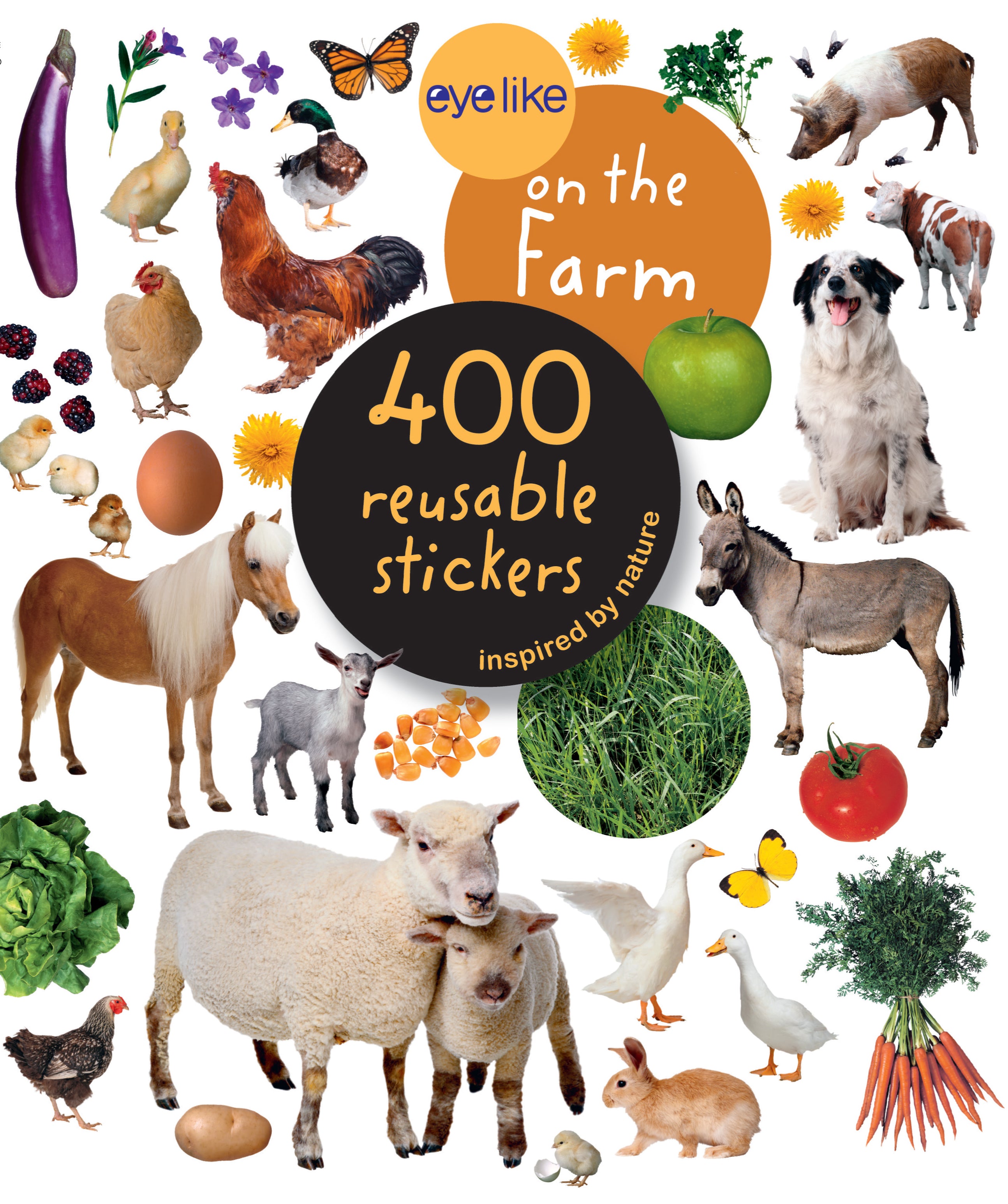 Stickerbook, Farm, 6 feuillet Livre d'autocollants