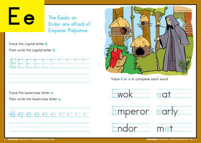 Star Wars Workbook - Kindergarten Writing & ABCs    