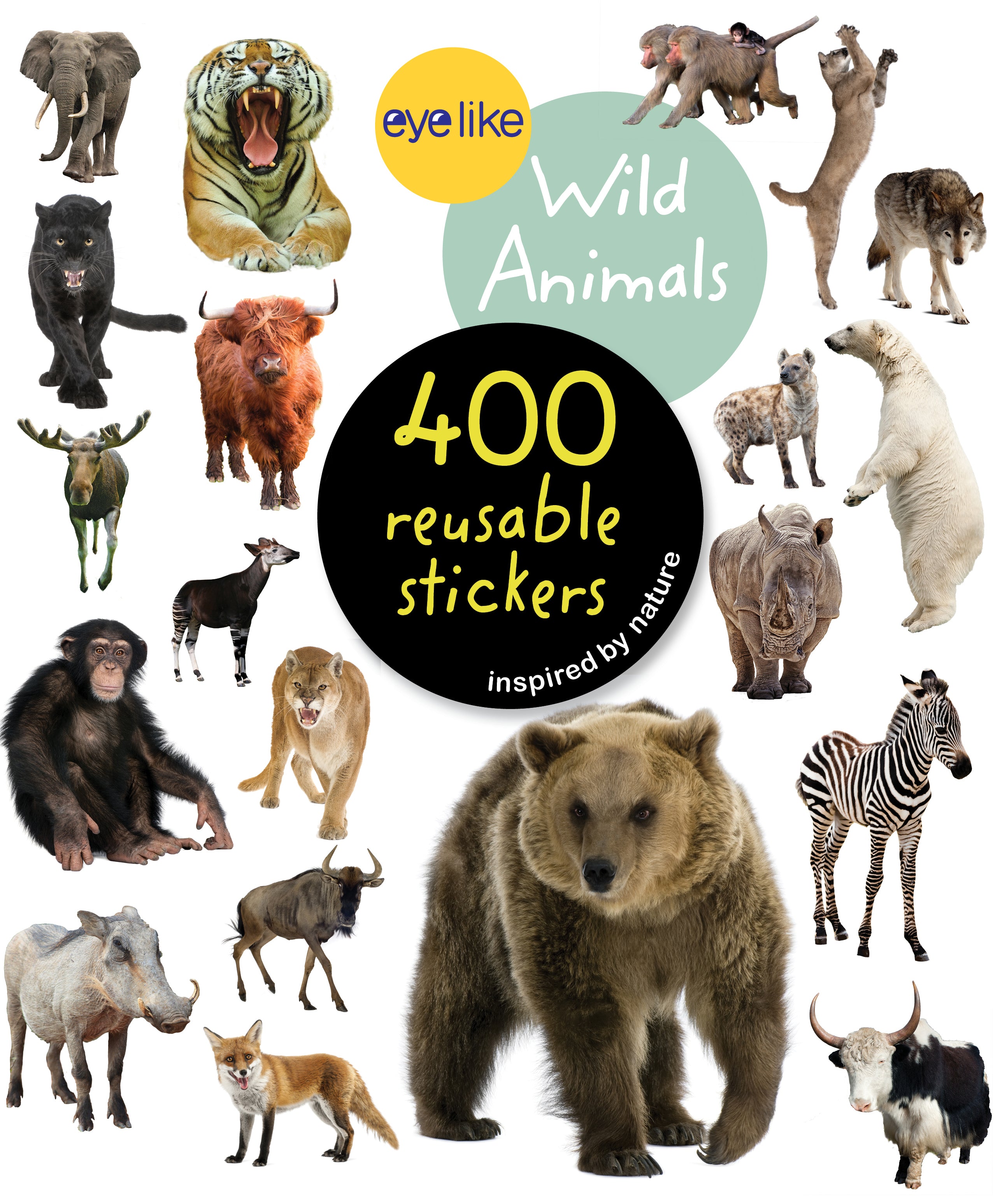Eye Like Sticker Book - Wild Animals    