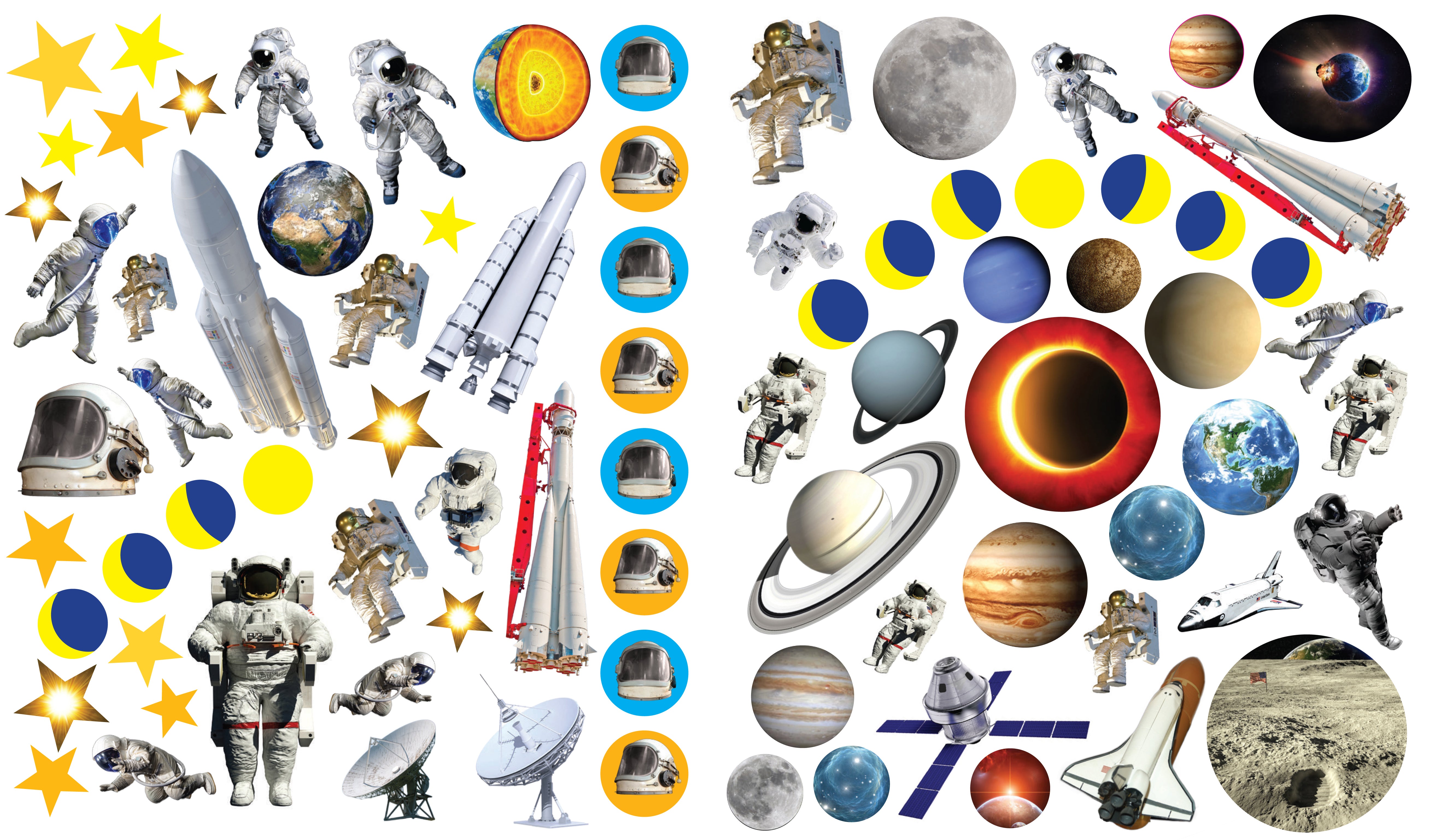 solar system stickers books