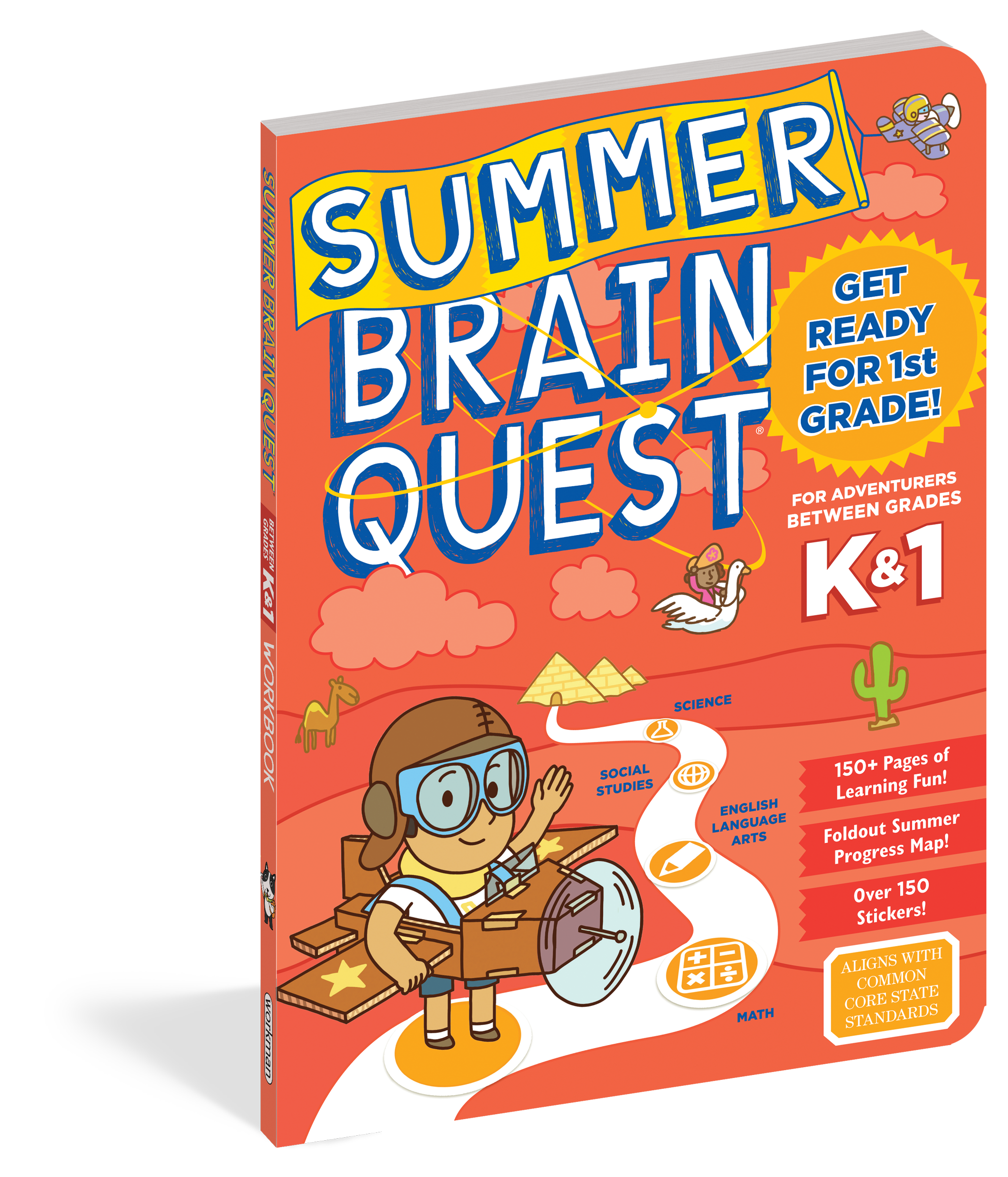 Summer Brain Quest K&1 - Get Ready For 1st Grade!    