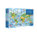 The World Atlas & 300 Piece Puzzle    