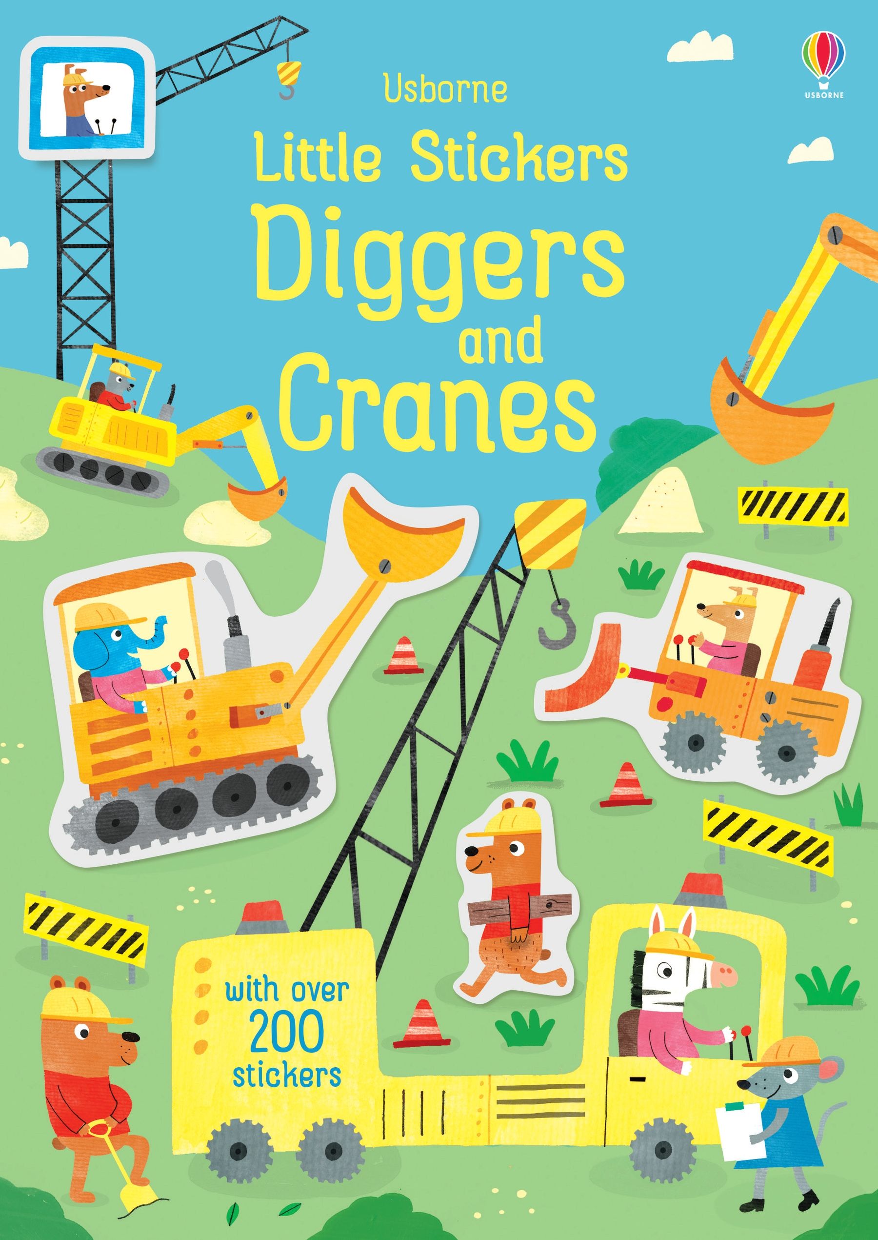 Little Stickers Diggers and Cranes    