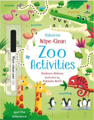 Wipe Clean - Zoo Activities    