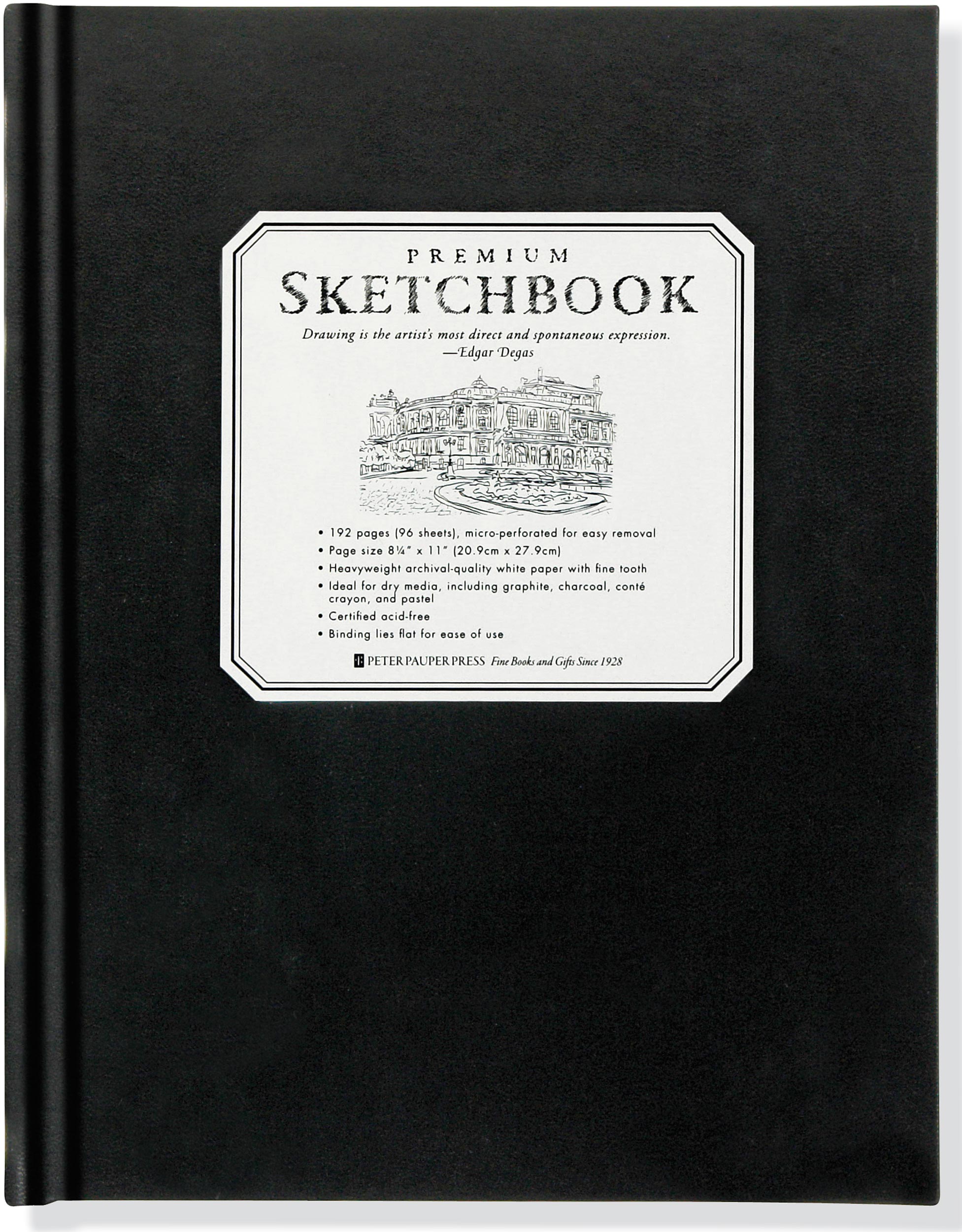 Large Premium 8x11 Sketchbook    