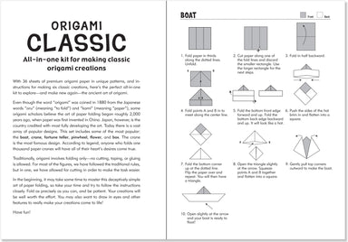 Classic Origami - All in One Kit for Making Classic Origami Creations    