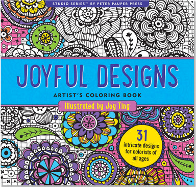 Joyful Designs - Artist's Coloring Book    