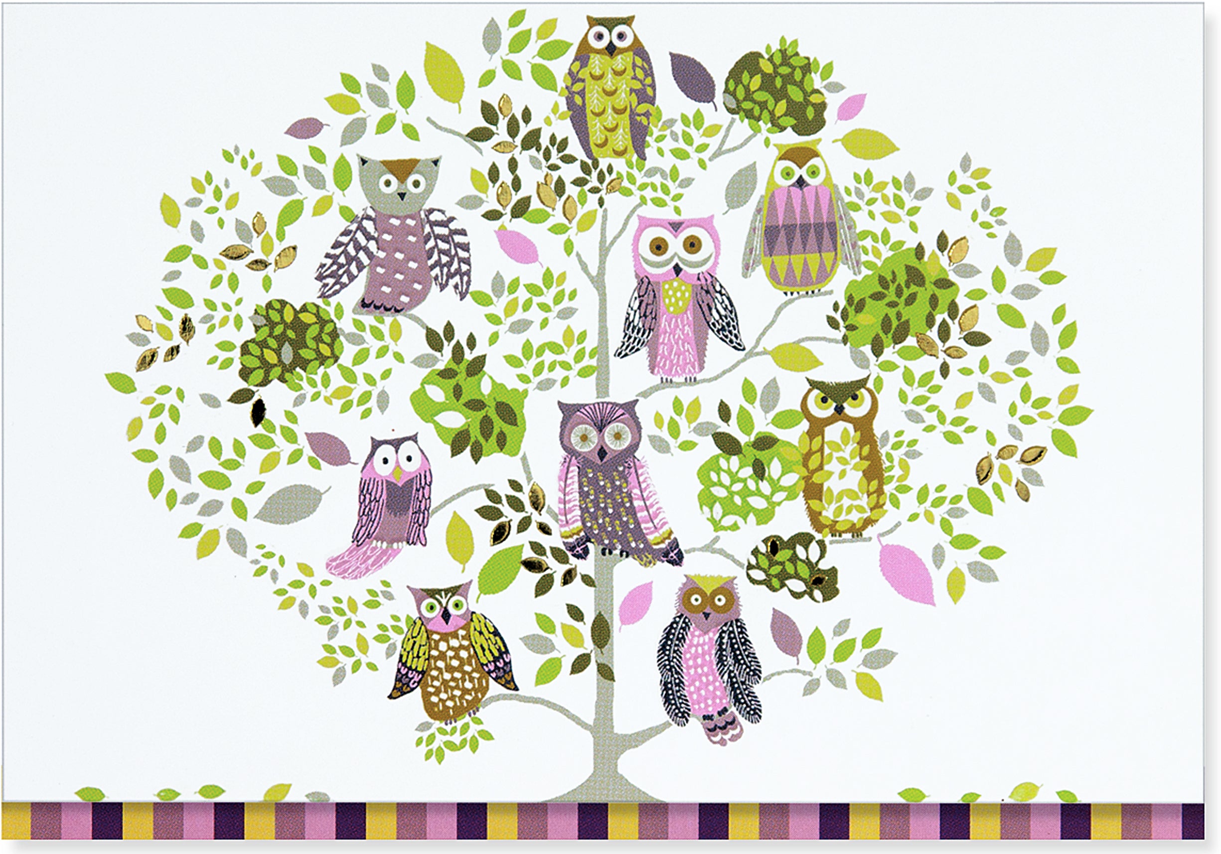 Boxed Note Cards - Owl Forest    