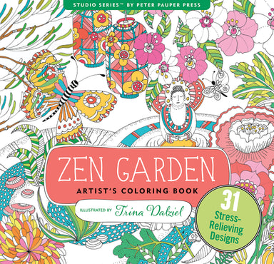 Zen Garden - Artist's Coloring Book    