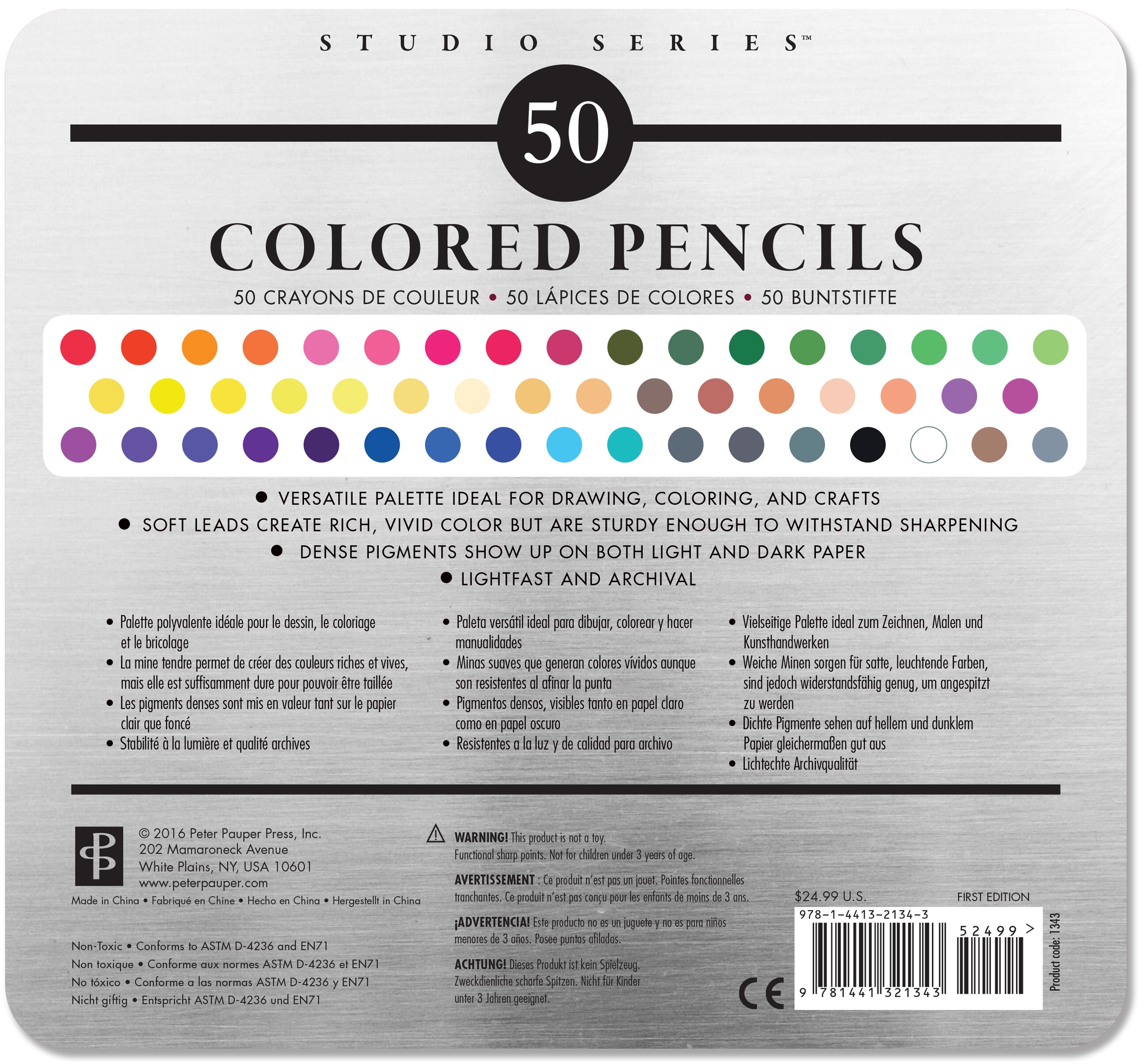 9 crayons de couleur 3 en 1