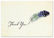 Boxed Thank You Cards - Waterdcolor Quill    