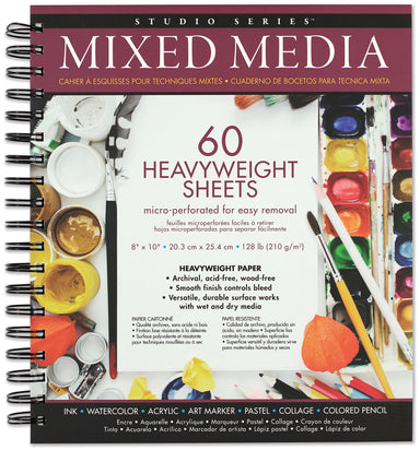 Studio Series Mixed Media 8x10 Heavyweight Paper    