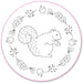 Embroidery Pattern Transfers - Set of 10 Woodland    
