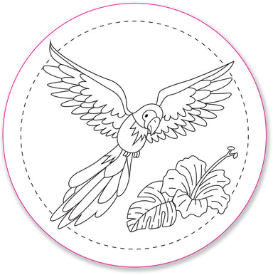 Embroidery Pattern Transfers - Set of 10 Birds    