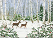 Deluxe Boxed Christmas Cards - Peaceful Forest    