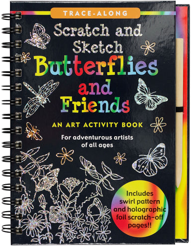 Scratch And Sketch - Butterflies And Friends    