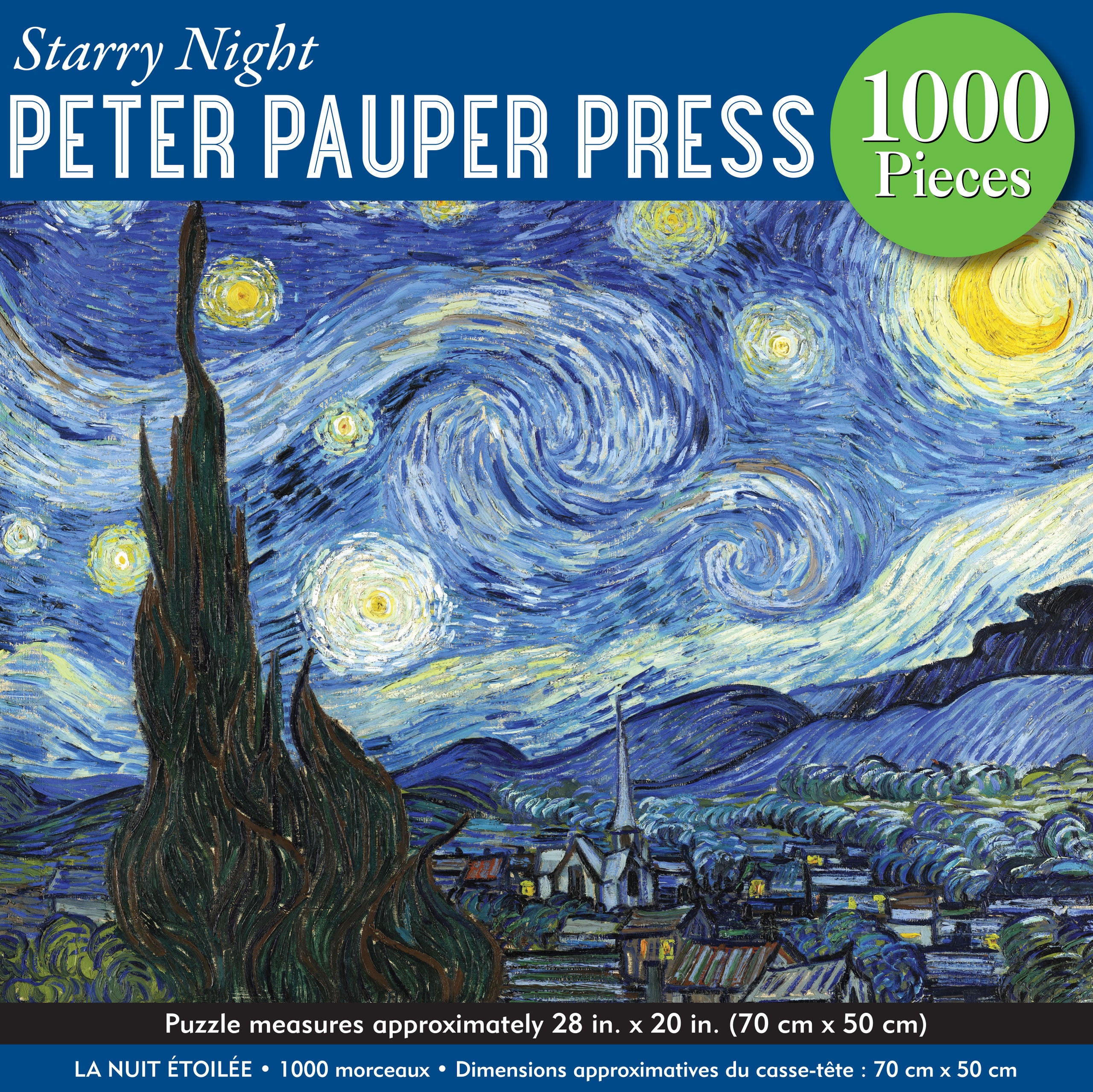 Van Gogh Starry Night 1000 Piece Puzzle    