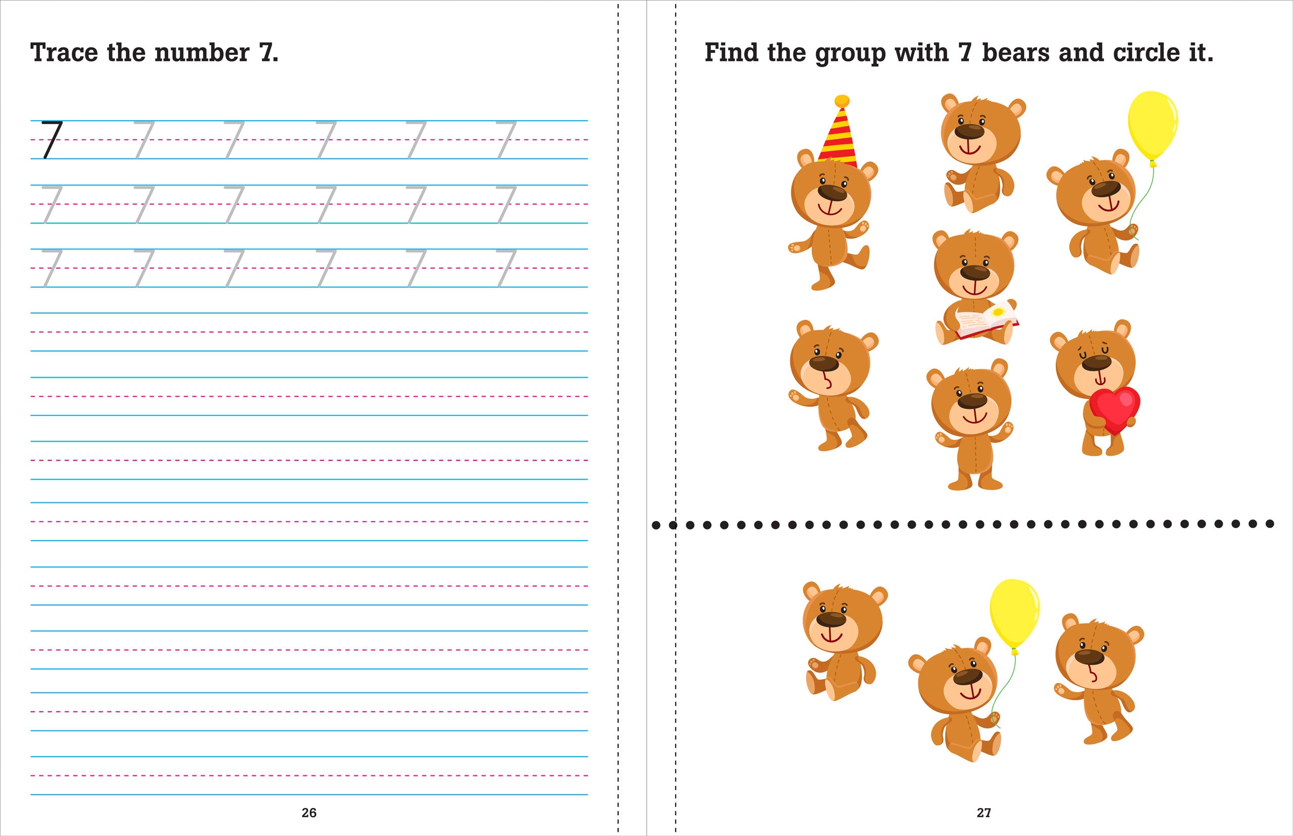 Preschool Math Workbook    