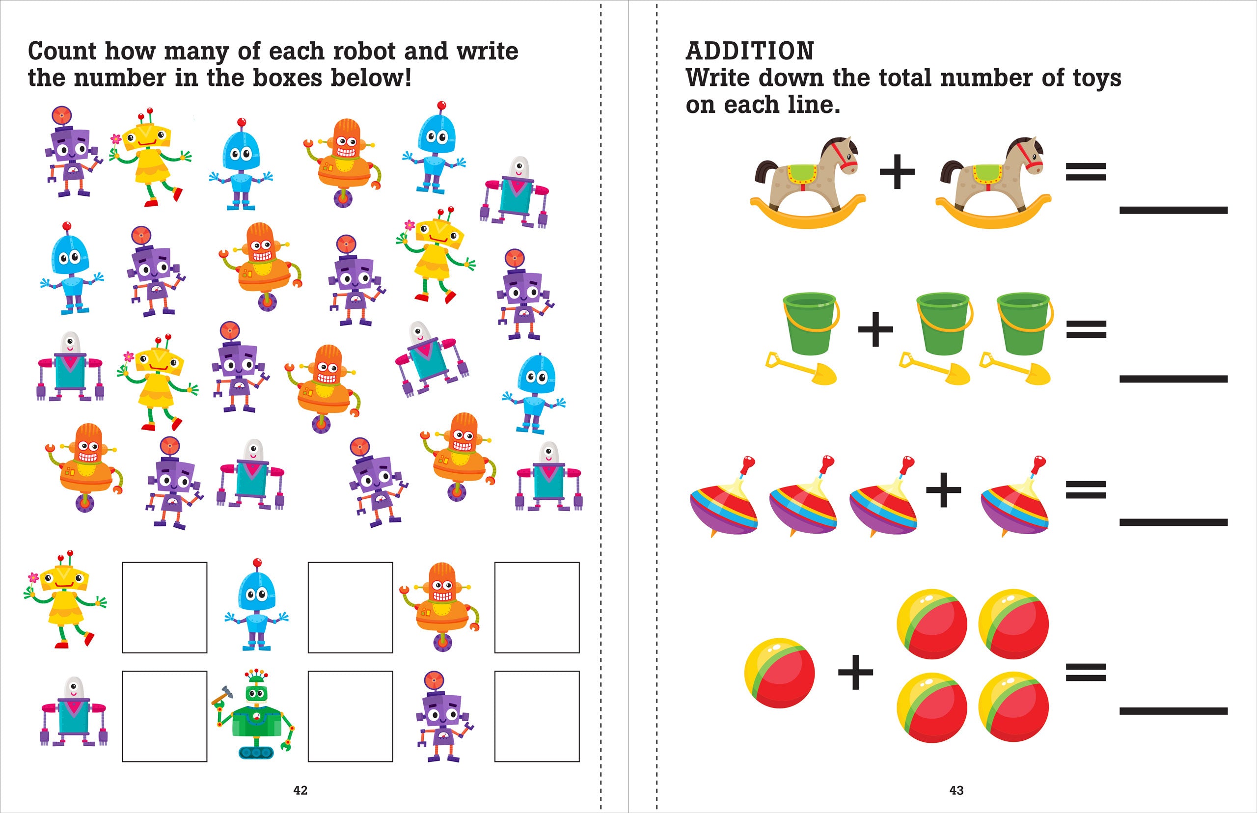 Preschool Math Workbook    