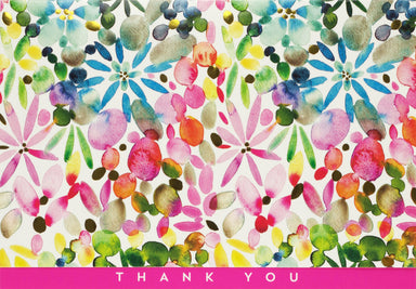 Boxed Thank You Cards - Watercolor Garden    