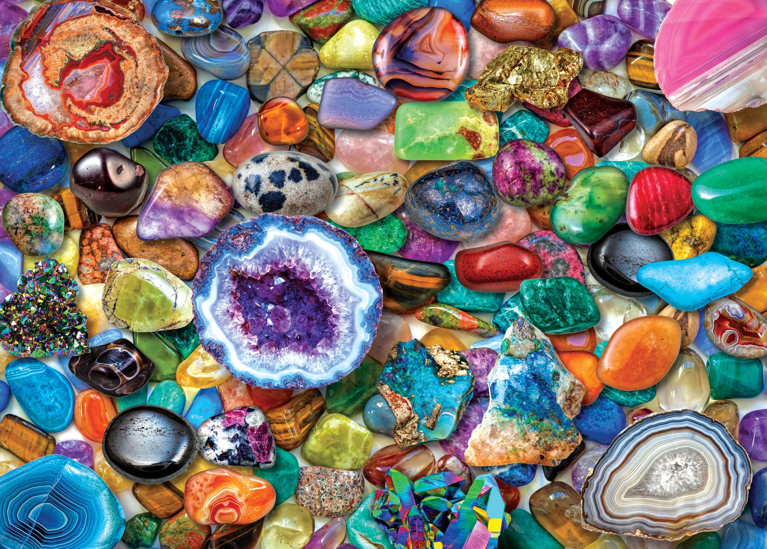 Crystals and Gemstones 1000 Piece Puzzle    