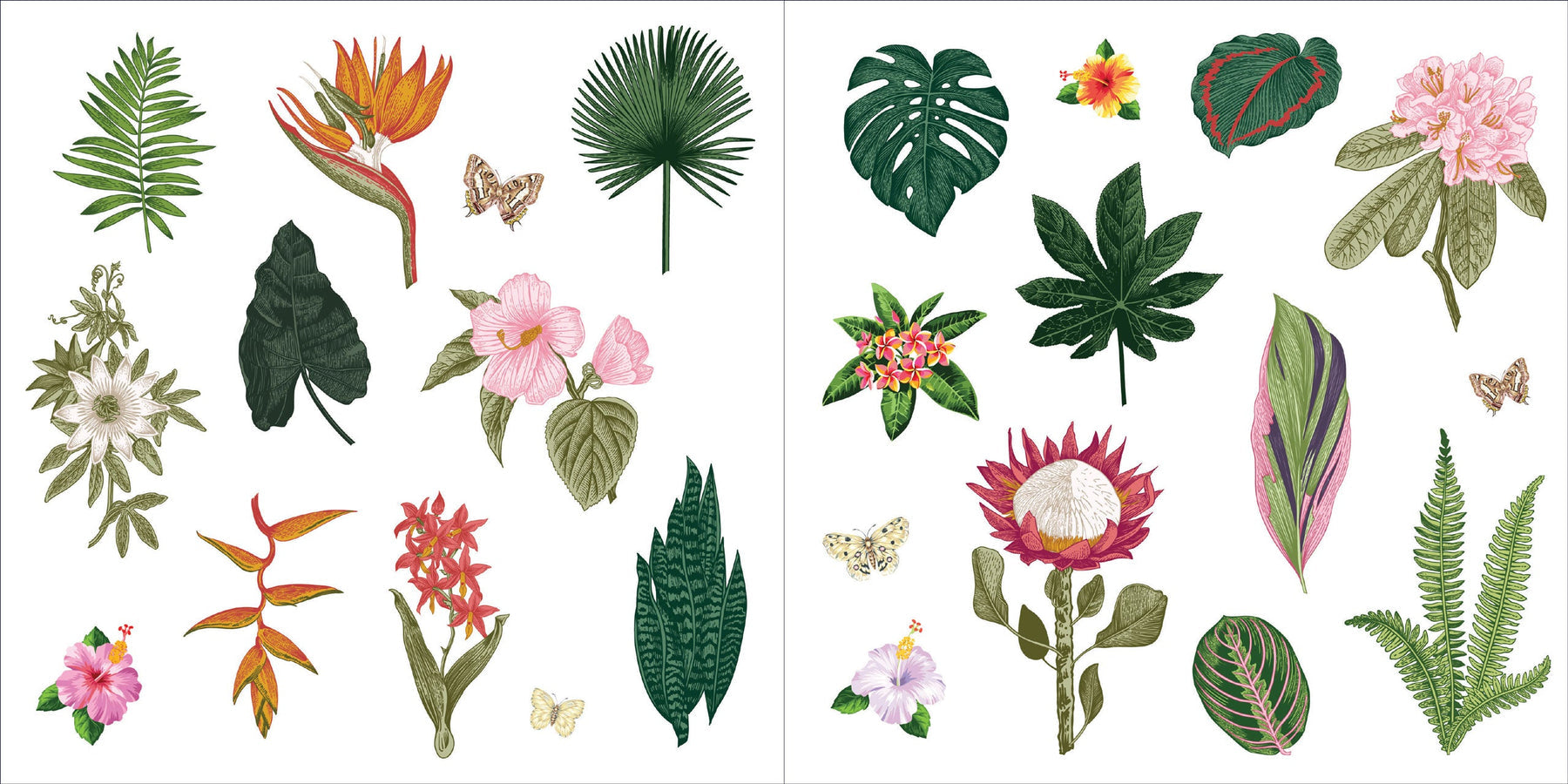 Botanicals Reusable Sticker Book