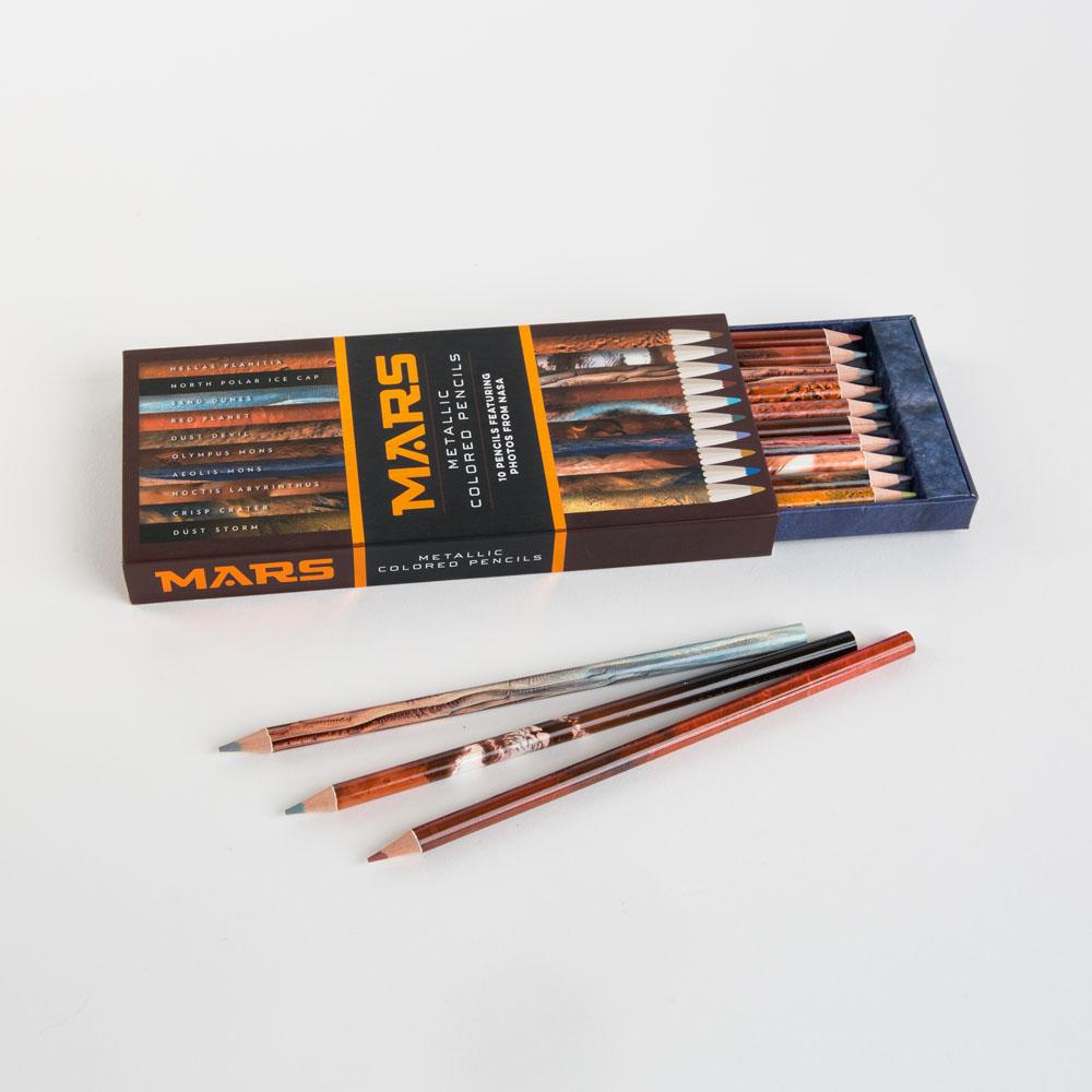 Mars - 10 Metallic Colored Pencils    