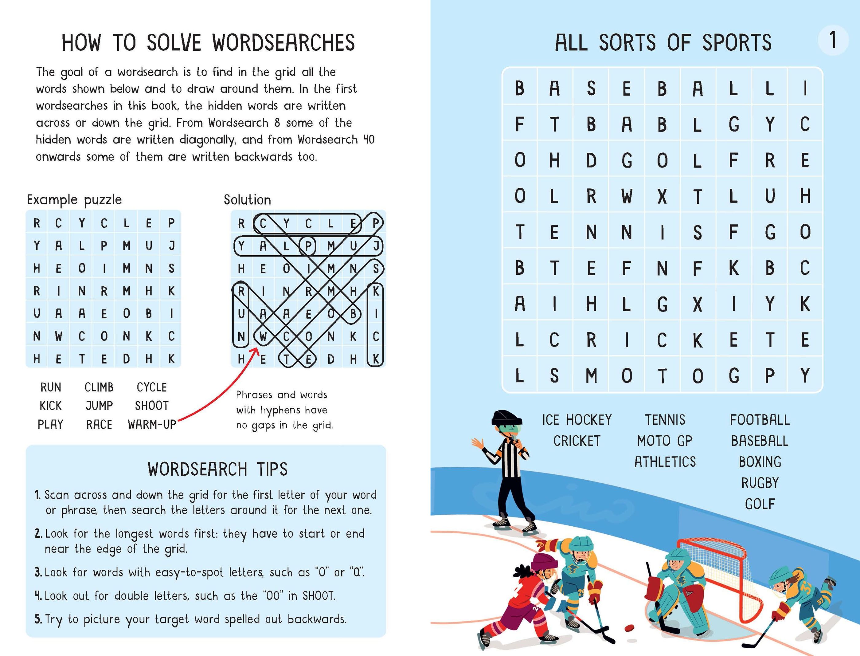 Sports Wordsearches    