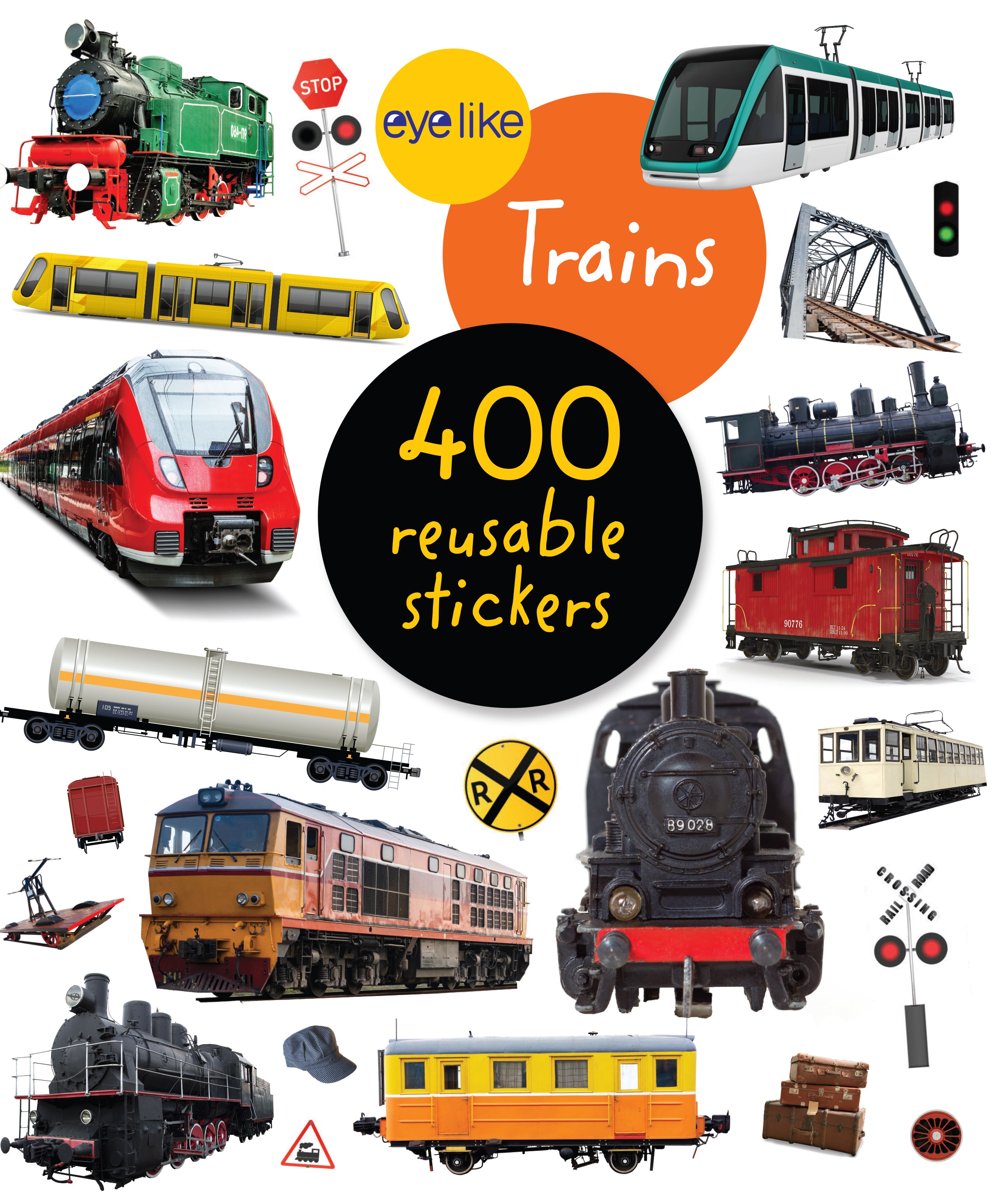 Eye Like Sticker Book - Trains    
