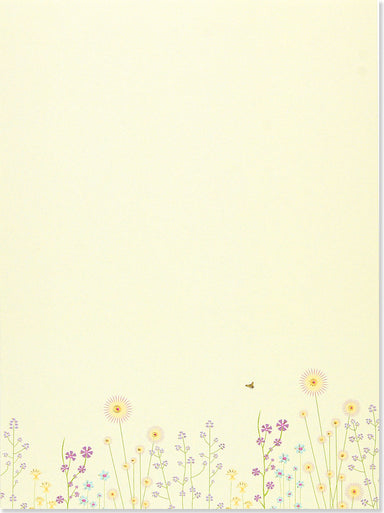 Stationery Paper and Envelopes - Sparkly Garden    