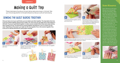 Sewing School Quilts - 15 Projects Kids Will Love To Make    