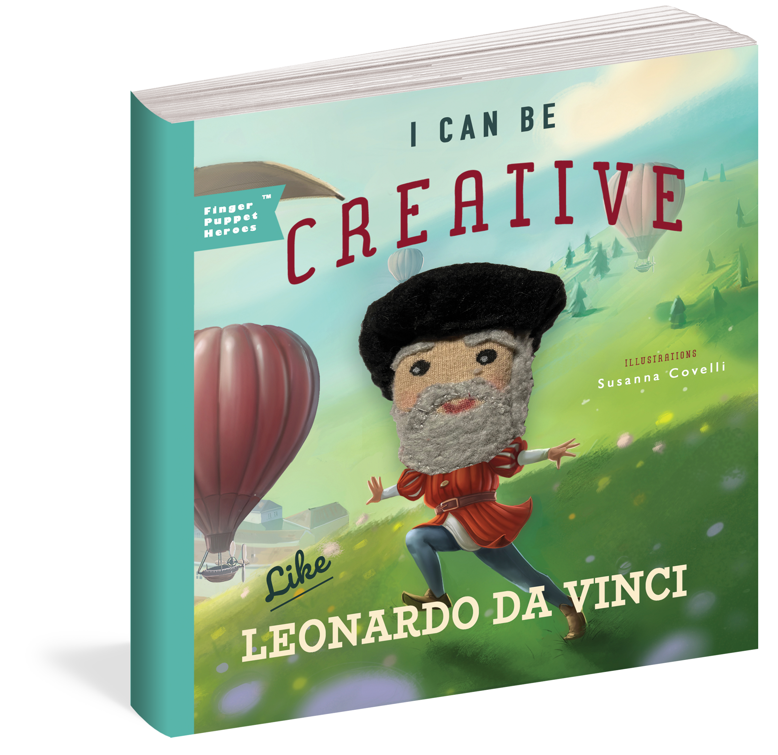 I Can Be Creative Like Leonardo Da Vinci Finger Puppet Book    