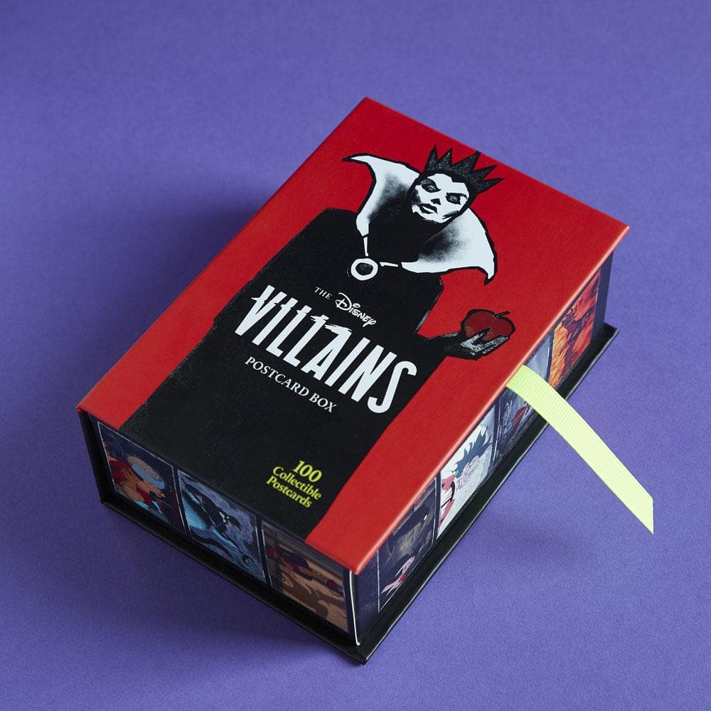 Disney Villains - 100 Assorted Collectible Postcards    
