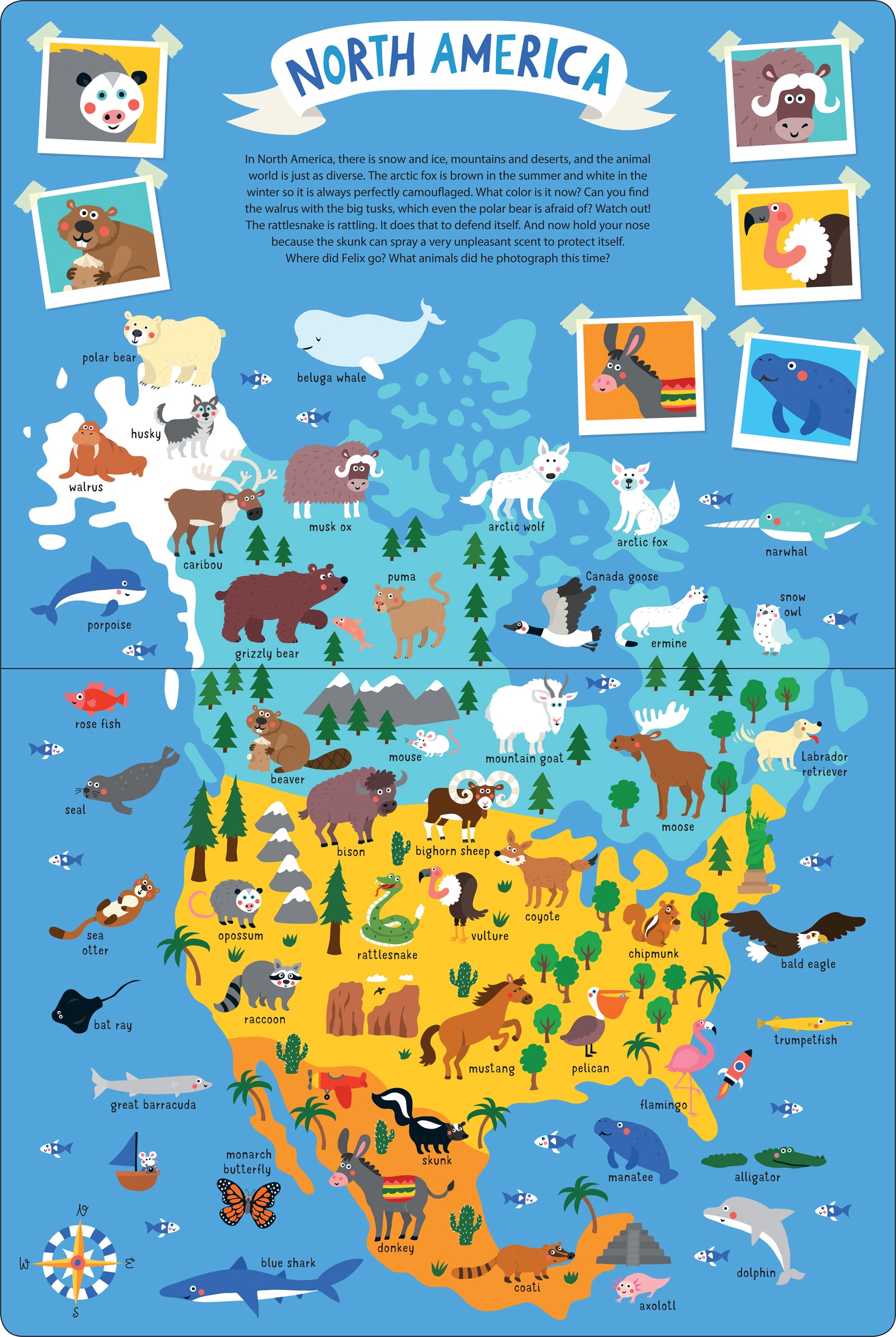 My Animal Atlas - 270 Amazing Animals and Where They Live    