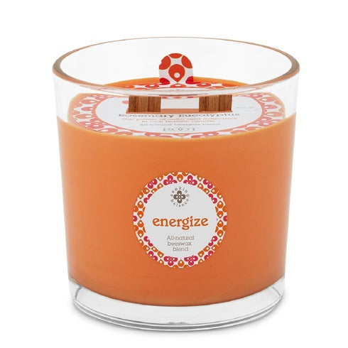 Root Candles Seeking Balance 2 Wick Spa Candle - Energize    