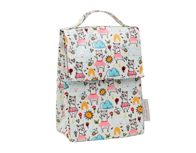 Insulated Classic Lunch Sack - Clementine The Bear    