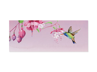Mother's Day Hummingbirds - Panoramic Pop Up Greeting Card    