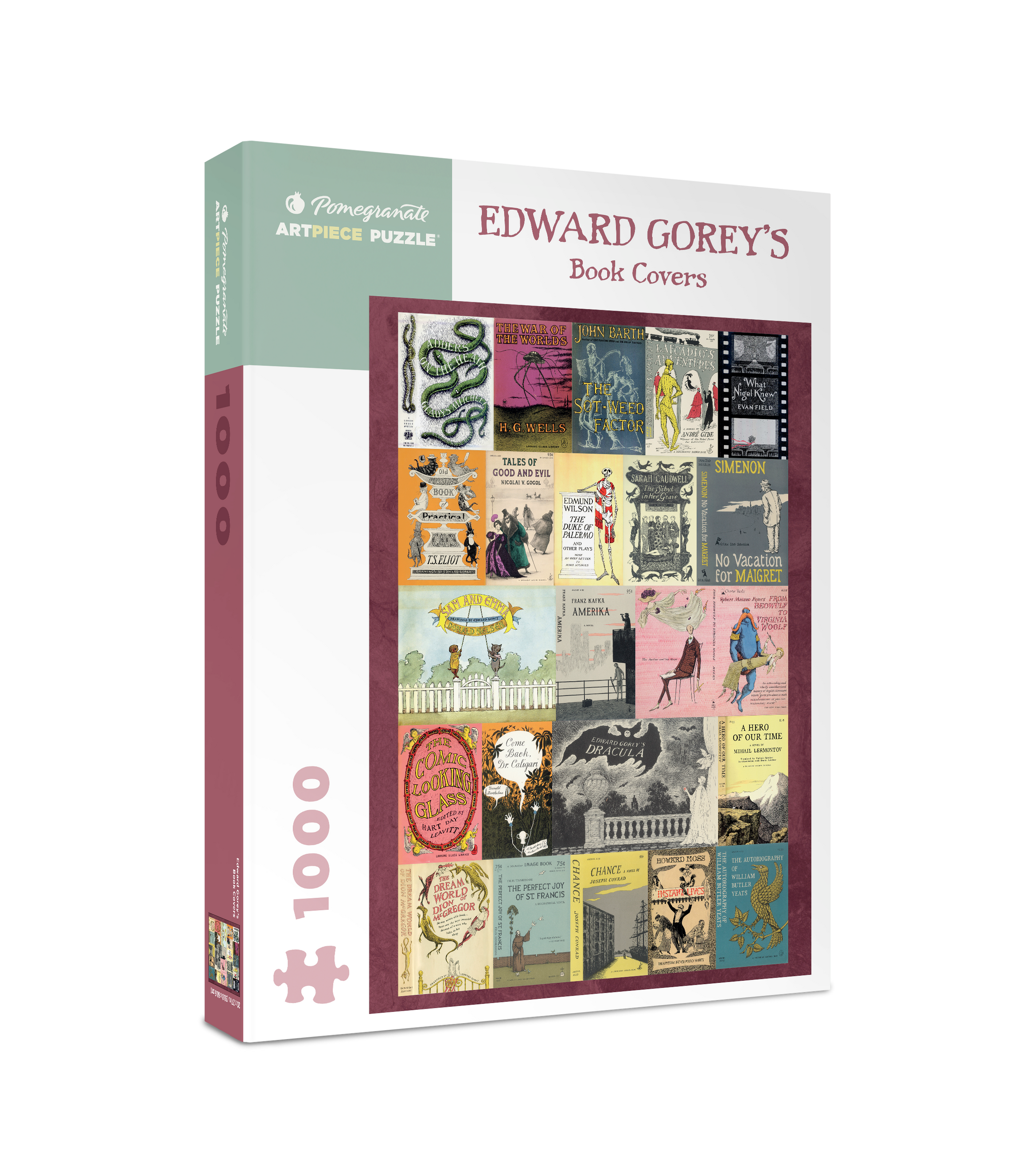 Edward Gorey's Book Covers 1000 Piece Puzzle    