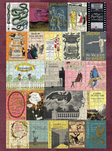 Edward Gorey's Book Covers 1000 Piece Puzzle    