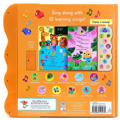 ABC and 123 Learning Songs Sound Book    