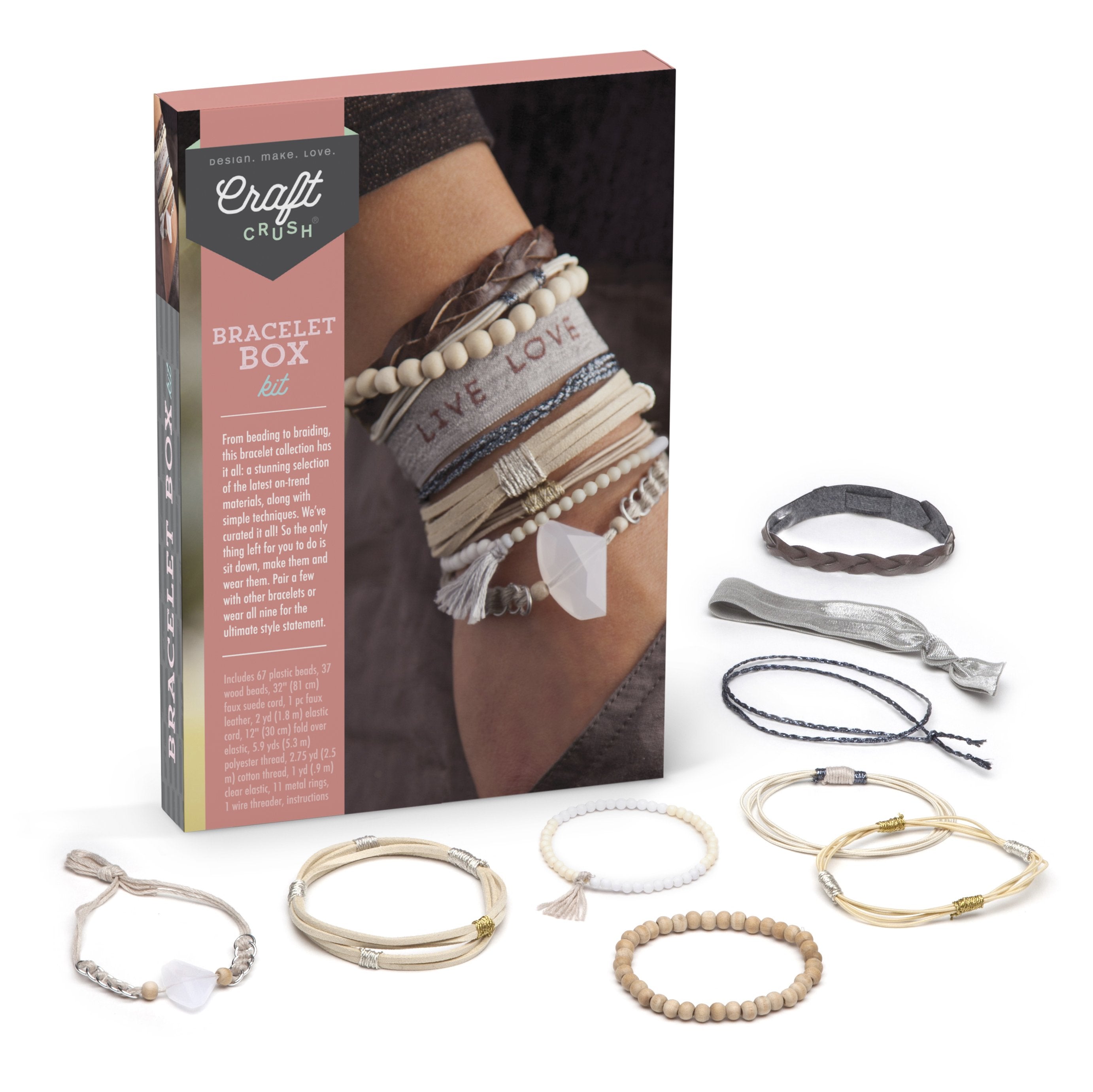 Craft Crush Bracelet Box Kit - Gold