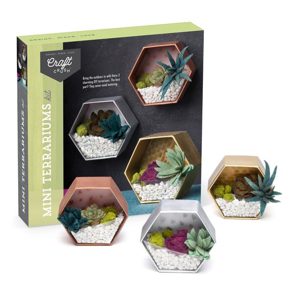 Make Your Own Mini Succulent Terrariums    