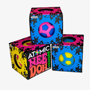 Nee Doh Atomic Squeeze - Blue, Pink or Yellow    