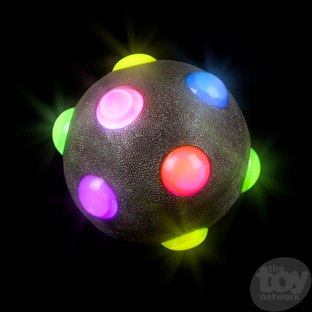 Light Up Bouncy Disco Ball (Single) - Random Color