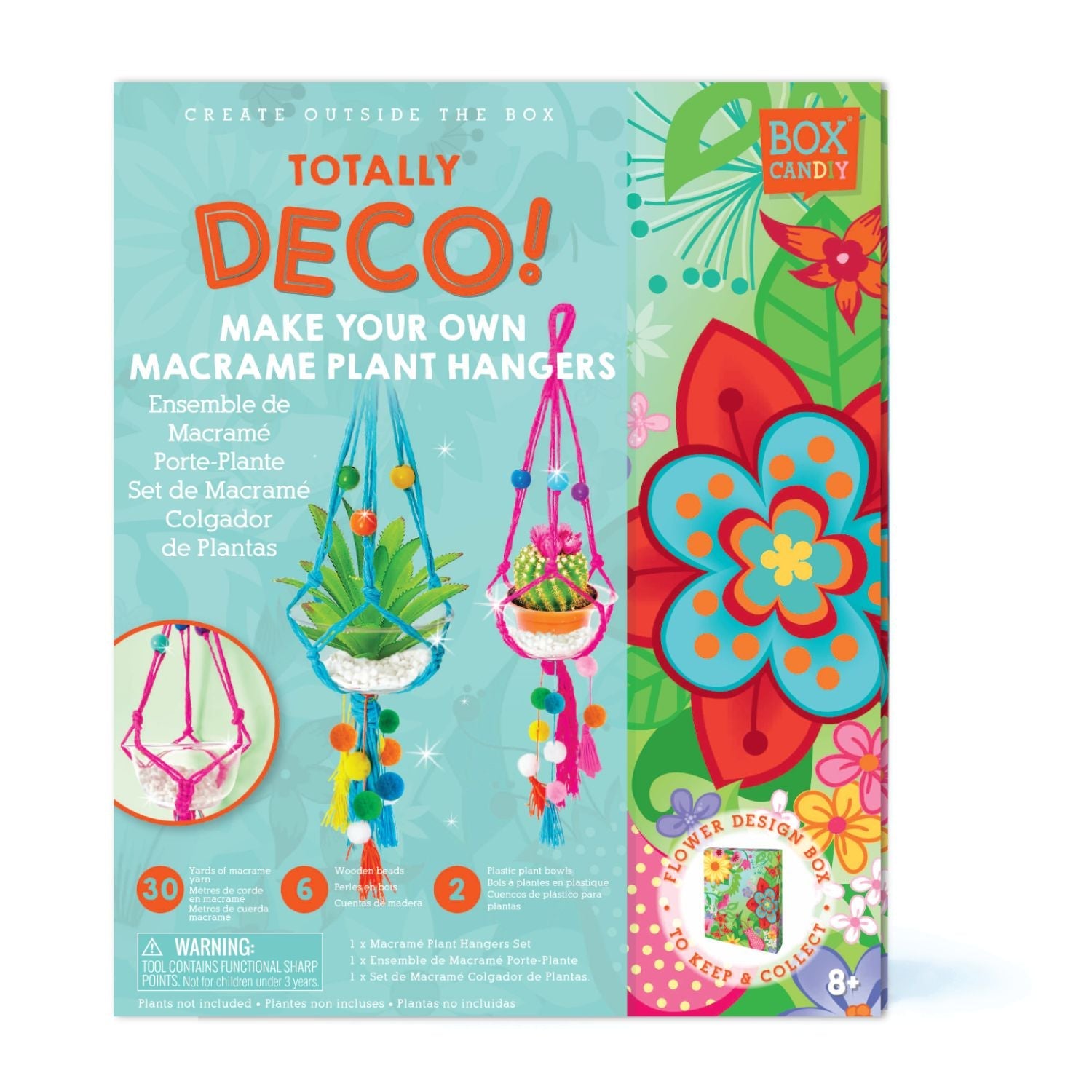 make your own macrame plant hanger kit BOX CANDIY Make Your Own Macrame Plant Hangers