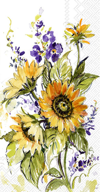 Sunflower Bunch - Hostess Napkins    